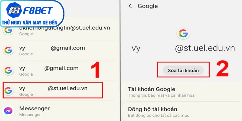 Hình thức đồng bộ tài khoản Google mang lại tốc độ thiết lập tài khoản nhanh 
