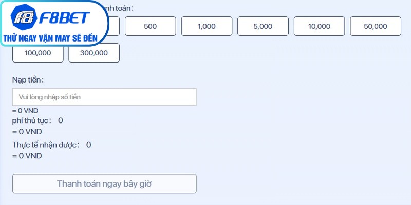 Những lưu ý quan trọng khi thực hiện thao tác rút tiền tại F8BET