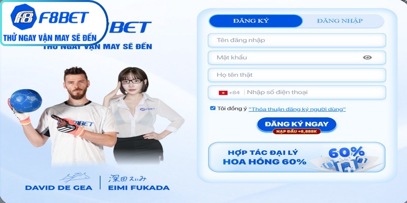 Các bước thiết lập tài khoản F8Bet chuẩn xác cho người mới