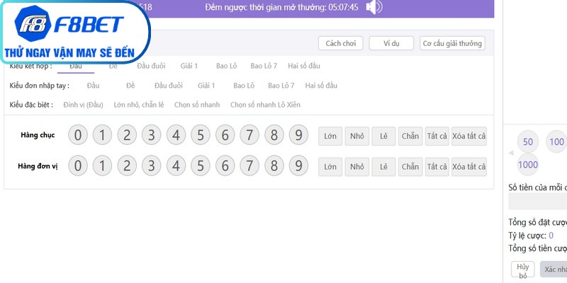 Các bước thực hiện Xổ số Miền Nam (XSMN) & Miền Trung (XSMT) F8Bet 